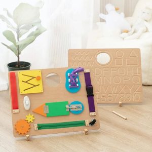 Wooden Sensory Board: Engage Your Child’s Senses Through Natural Exploration